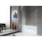 Anzzi Left Drain Tub With 34 x 58 in. Tub Door in Brushed Nickel, 5 ft. SD1001BN-3260L - alternate 2